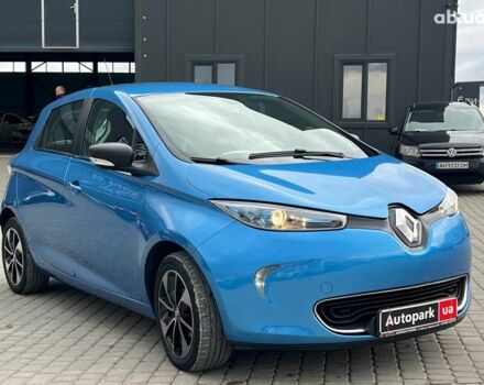 Синий Рено Зое, объемом двигателя 0 л и пробегом 55 тыс. км за 11490 $, фото 2 на Automoto.ua