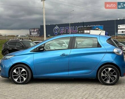 Синий Рено Зое, объемом двигателя 0 л и пробегом 55 тыс. км за 11490 $, фото 4 на Automoto.ua