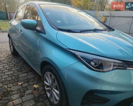 Синий Рено Зое, объемом двигателя 0 л и пробегом 30 тыс. км за 12100 $, фото 2 на Automoto.ua