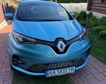 Синий Рено Зое, объемом двигателя 0 л и пробегом 39 тыс. км за 13700 $, фото 5 на Automoto.ua