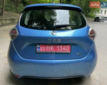 Синий Рено Зое, объемом двигателя 0 л и пробегом 141 тыс. км за 12577 $, фото 6 на Automoto.ua