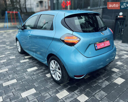 Синий Рено Зое, объемом двигателя 0 л и пробегом 91 тыс. км за 12200 $, фото 6 на Automoto.ua