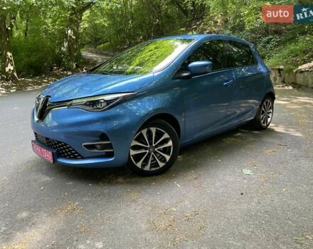 Синий Рено Зое, объемом двигателя 0 л и пробегом 141 тыс. км за 12577 $, фото 49 на Automoto.ua
