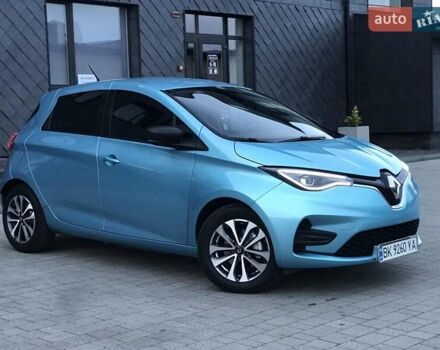 Синий Рено Зое, объемом двигателя 0 л и пробегом 25 тыс. км за 11700 $, фото 5 на Automoto.ua