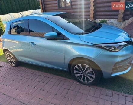 Синий Рено Зое, объемом двигателя 0 л и пробегом 39 тыс. км за 13700 $, фото 4 на Automoto.ua