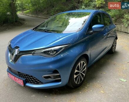 Синий Рено Зое, объемом двигателя 0 л и пробегом 141 тыс. км за 12577 $, фото 3 на Automoto.ua