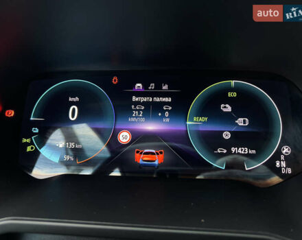 Синий Рено Зое, объемом двигателя 0 л и пробегом 91 тыс. км за 12200 $, фото 23 на Automoto.ua