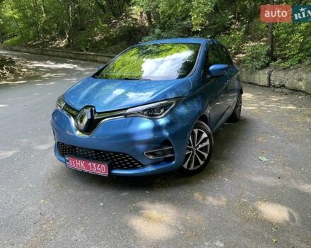 Синий Рено Зое, объемом двигателя 0 л и пробегом 141 тыс. км за 12577 $, фото 48 на Automoto.ua