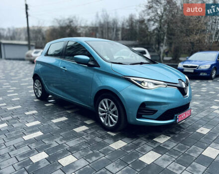Синий Рено Зое, объемом двигателя 0 л и пробегом 91 тыс. км за 12200 $, фото 2 на Automoto.ua