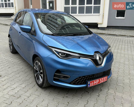 Синий Рено Зое, объемом двигателя 0 л и пробегом 75 тыс. км за 13300 $, фото 1 на Automoto.ua