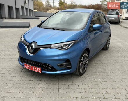 Синий Рено Зое, объемом двигателя 0 л и пробегом 75 тыс. км за 13300 $, фото 3 на Automoto.ua