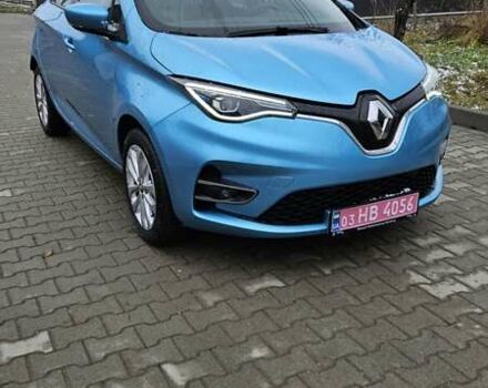 Синий Рено Зое, объемом двигателя 0 л и пробегом 49 тыс. км за 14500 $, фото 1 на Automoto.ua