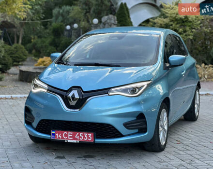 Синий Рено Зое, объемом двигателя 0 л и пробегом 50 тыс. км за 11700 $, фото 1 на Automoto.ua