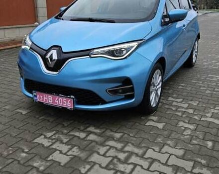 Синий Рено Зое, объемом двигателя 0 л и пробегом 49 тыс. км за 14500 $, фото 2 на Automoto.ua