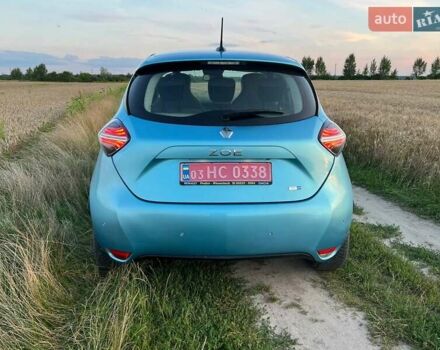 Синий Рено Зое, объемом двигателя 0 л и пробегом 45 тыс. км за 13950 $, фото 8 на Automoto.ua