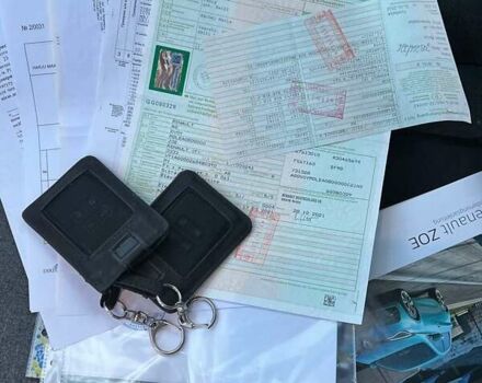 Синий Рено Зое, объемом двигателя 0 л и пробегом 45 тыс. км за 13950 $, фото 28 на Automoto.ua