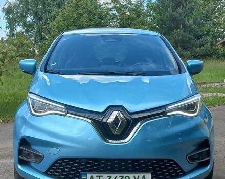 Синий Рено Зое, объемом двигателя 0 л и пробегом 88 тыс. км за 12711 $, фото 1 на Automoto.ua