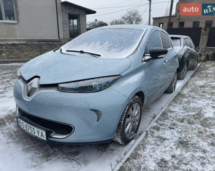 Синий Рено Зое, объемом двигателя 0 л и пробегом 75 тыс. км за 6300 $, фото 1 на Automoto.ua