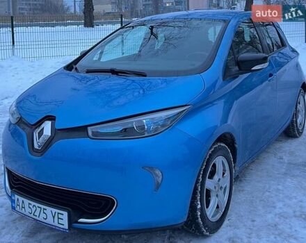 Синій Рено Зое, об'ємом двигуна 0 л та пробігом 54 тис. км за 10499 $, фото 1 на Automoto.ua