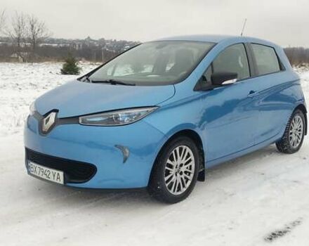Синій Рено Зое, об'ємом двигуна 0 л та пробігом 70 тис. км за 9000 $, фото 1 на Automoto.ua