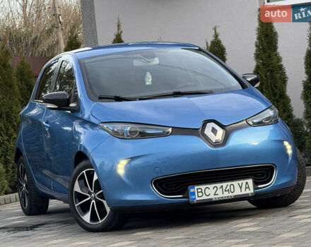 Синий Рено Зое, объемом двигателя 0 л и пробегом 104 тыс. км за 9750 $, фото 1 на Automoto.ua