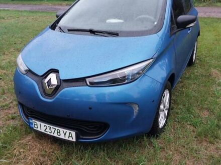 Синій Рено Зое, об'ємом двигуна 0 л та пробігом 46 тис. км за 10300 $, фото 1 на Automoto.ua