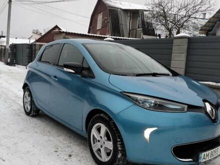 Синий Рено Зое, объемом двигателя 0 л и пробегом 82 тыс. км за 10299 $, фото 1 на Automoto.ua