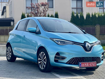 Синий Рено Зое, объемом двигателя 0 л и пробегом 97 тыс. км за 11499 $, фото 1 на Automoto.ua