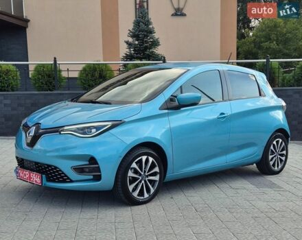 Синій Рено Зое, об'ємом двигуна 0 л та пробігом 40 тис. км за 13900 $, фото 1 на Automoto.ua