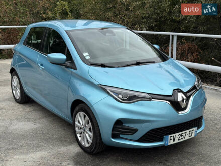 Синий Рено Зое, объемом двигателя 0 л и пробегом 56 тыс. км за 12999 $, фото 1 на Automoto.ua