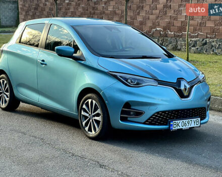 Синий Рено Зое, объемом двигателя 0 л и пробегом 62 тыс. км за 13499 $, фото 1 на Automoto.ua