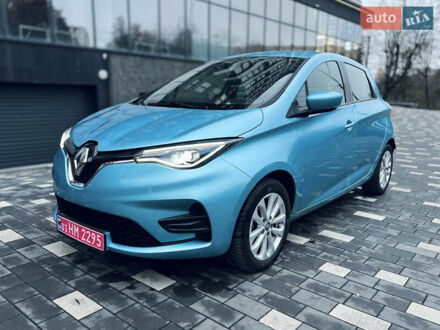 Синий Рено Зое, объемом двигателя 0 л и пробегом 91 тыс. км за 12200 $, фото 1 на Automoto.ua