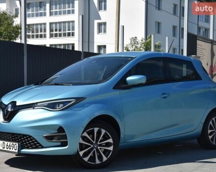 Синій Рено Зое, об'ємом двигуна 0 л та пробігом 58 тис. км за 13750 $, фото 1 на Automoto.ua