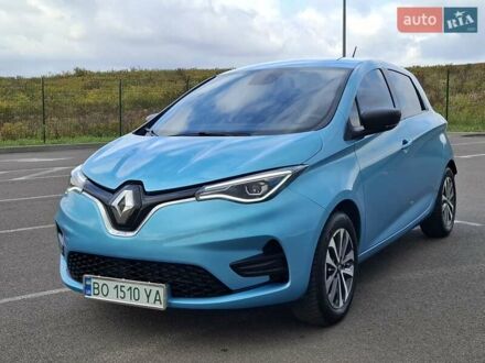 Синий Рено Зое, объемом двигателя 0 л и пробегом 25 тыс. км за 11900 $, фото 1 на Automoto.ua