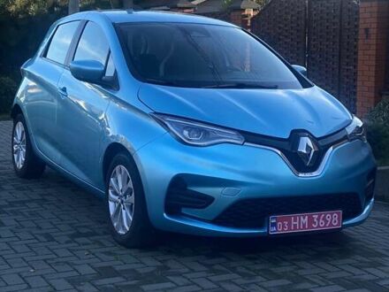 Синий Рено Зое, объемом двигателя 0 л и пробегом 43 тыс. км за 13800 $, фото 1 на Automoto.ua
