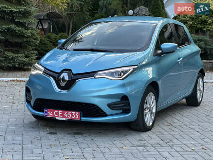 Синий Рено Зое, объемом двигателя 0 л и пробегом 50 тыс. км за 11700 $, фото 1 на Automoto.ua