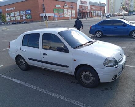 Белый Рено Clio Symbol, объемом двигателя 1.4 л и пробегом 410 тыс. км за 2150 $, фото 3 на Automoto.ua