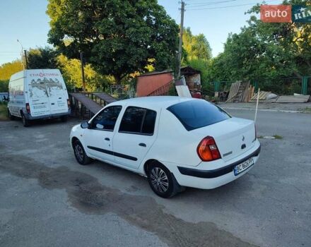 Белый Рено Clio Symbol, объемом двигателя 1.4 л и пробегом 190 тыс. км за 2100 $, фото 6 на Automoto.ua