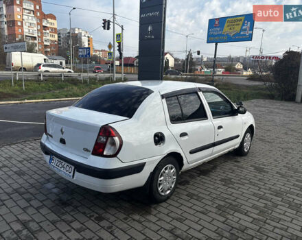 Белый Рено Clio Symbol, объемом двигателя 1.4 л и пробегом 248 тыс. км за 2500 $, фото 11 на Automoto.ua