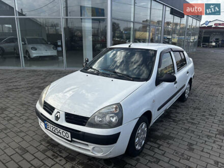 Белый Рено Clio Symbol, объемом двигателя 1.4 л и пробегом 248 тыс. км за 2500 $, фото 1 на Automoto.ua