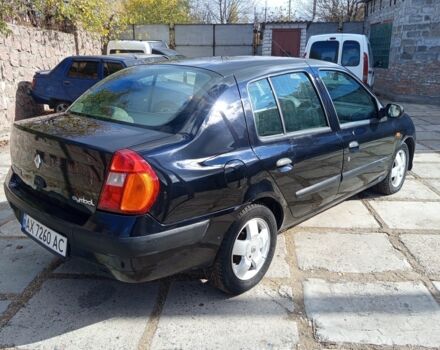 Рено Clio Symbol 2004 в Кропивницком (Кировограде) на Automoto.ua Черный Рено Clio Symbol, объемом двигателя 1.4 л и пробегом 180 тыс. км за 2450 $, фото 4 на Automoto.ua