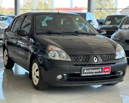 Черный Рено Clio Symbol, объемом двигателя 1.4 л и пробегом 174 тыс. км за 3990 $, фото 1 на Automoto.ua