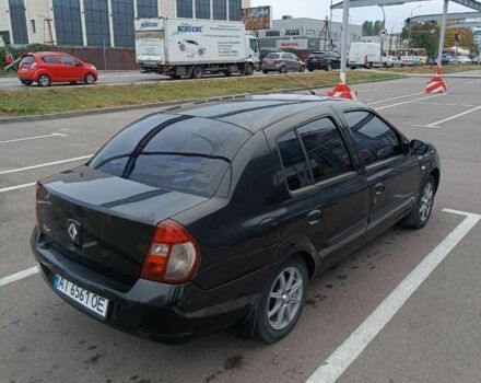 Черный Рено Clio Symbol, объемом двигателя 1.4 л и пробегом 267 тыс. км за 2650 $, фото 4 на Automoto.ua