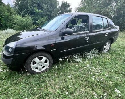 Черный Рено Clio Symbol, объемом двигателя 1.4 л и пробегом 153 тыс. км за 3200 $, фото 9 на Automoto.ua