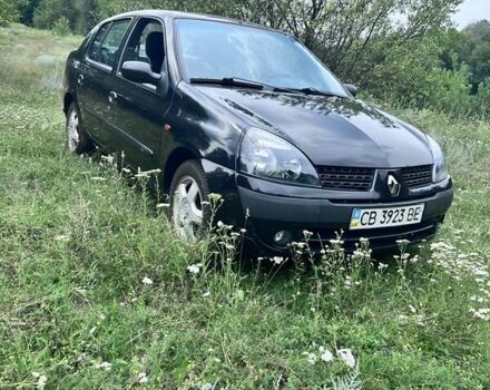 Черный Рено Clio Symbol, объемом двигателя 1.4 л и пробегом 153 тыс. км за 3200 $, фото 2 на Automoto.ua