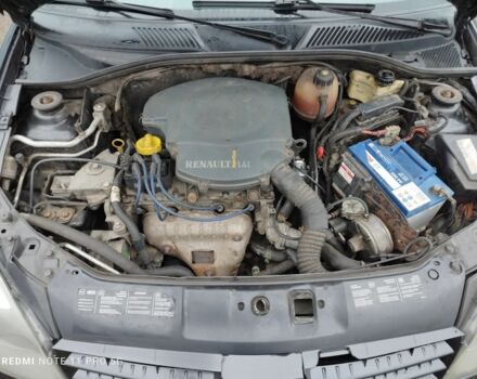 Черный Рено Clio Symbol, объемом двигателя 1.4 л и пробегом 157 тыс. км за 3000 $, фото 12 на Automoto.ua