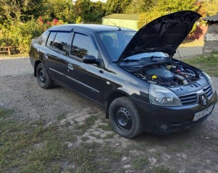 Черный Рено Clio Symbol, объемом двигателя 1.4 л и пробегом 300 тыс. км за 3200 $, фото 5 на Automoto.ua