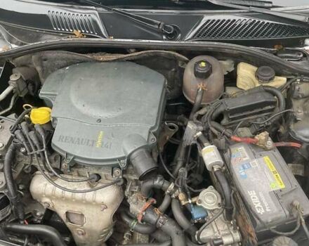 Черный Рено Clio Symbol, объемом двигателя 1.4 л и пробегом 187 тыс. км за 2700 $, фото 10 на Automoto.ua