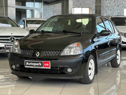 Черный Рено Clio Symbol, объемом двигателя 1.4 л и пробегом 174 тыс. км за 3990 $, фото 1 на Automoto.ua