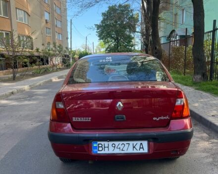 Красный Рено Clio Symbol, объемом двигателя 1.4 л и пробегом 440 тыс. км за 3000 $, фото 3 на Automoto.ua